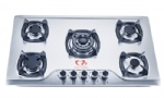 Stainless Steel Gas Hob Five Burner 90cm